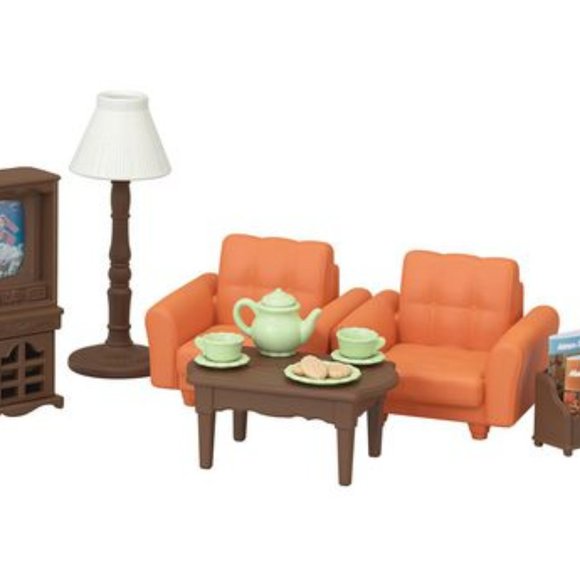 Calico Critters Lounging Living Room Set - Picture 2 of 8